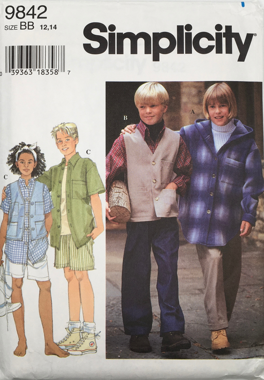 1995 Vintage Sewing Pattern: Simplicity 9842