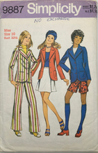 Load image into Gallery viewer, 1972 Vintage Sewing Pattern: Simplicity 9887
