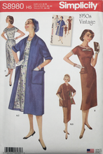 Load image into Gallery viewer, 1950’s Reproduction Sewing Pattern: Simplicity S8980
