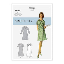 Load image into Gallery viewer, 1960’s Reproduction Sewing Pattern: Simplicity S9104
