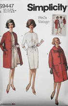 Load image into Gallery viewer, 1960’s Reproduction  Sewing Pattern: Simplicity S9447
