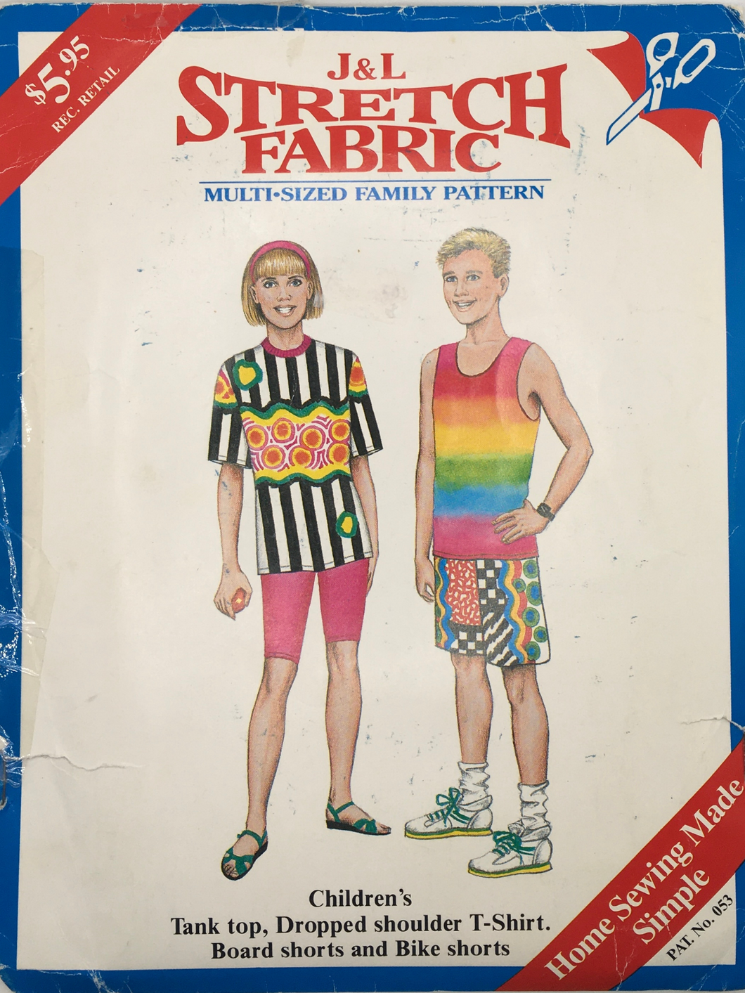 1990’s Vintage Sewing Pattern: J & L 053