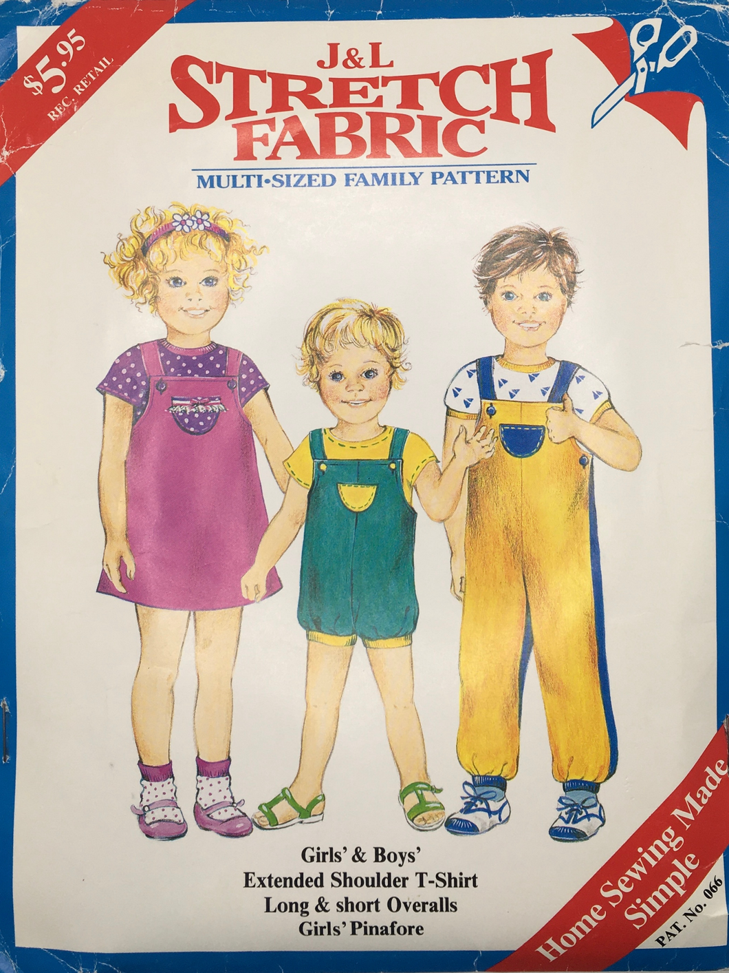 1990’s Vintage Sewing Pattern: J & L 066