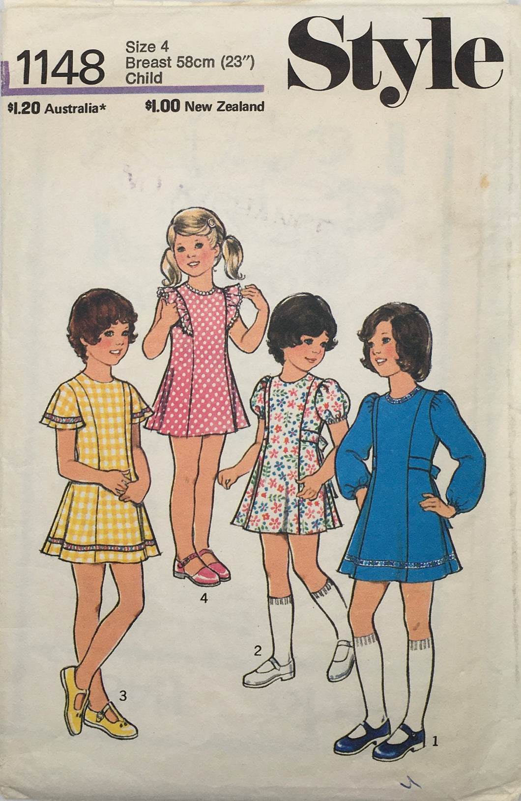 1975 Vintage Sewing Pattern: Style 1148