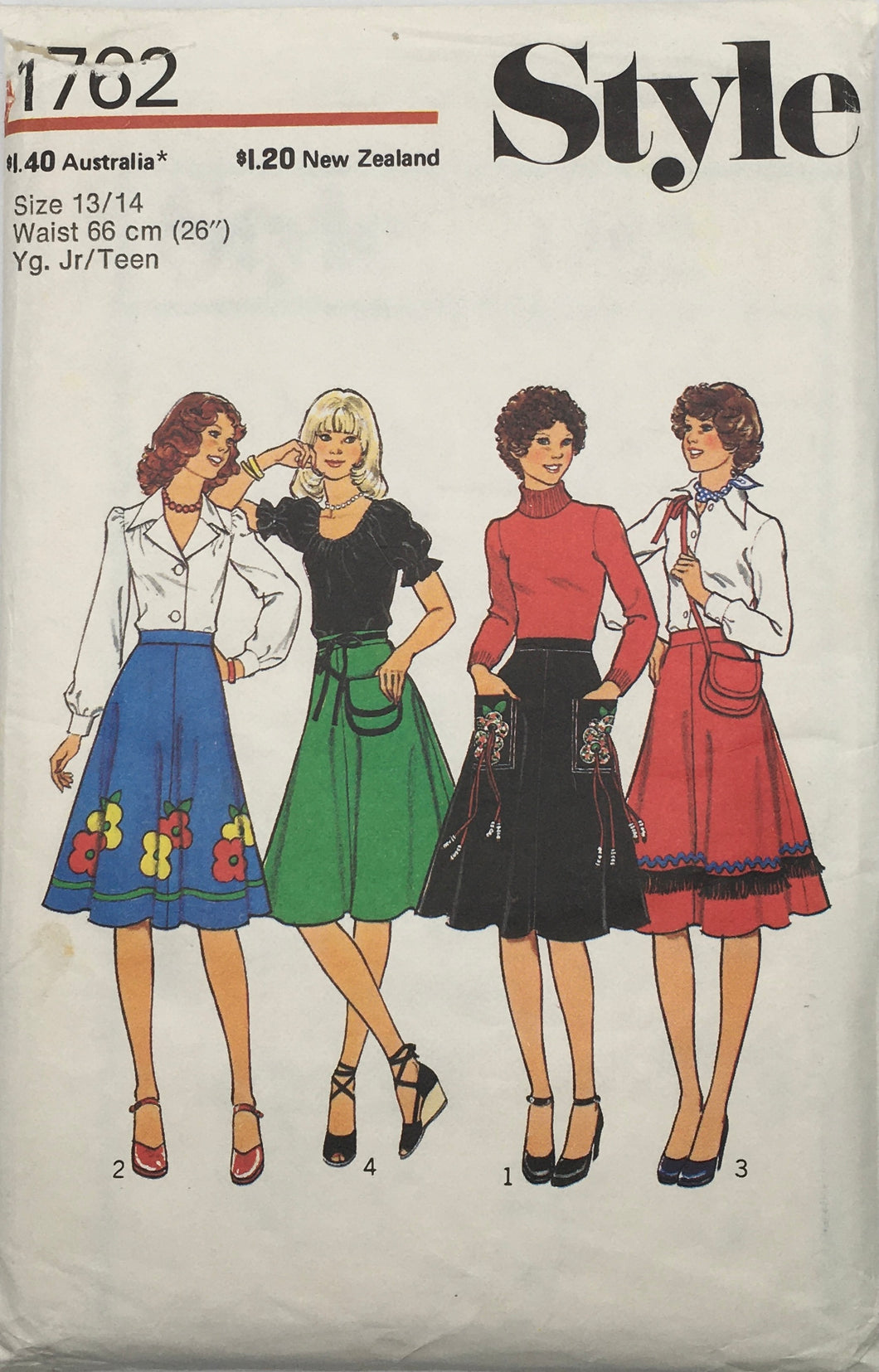 1977 Vintage Sewing Pattern: Style 1762