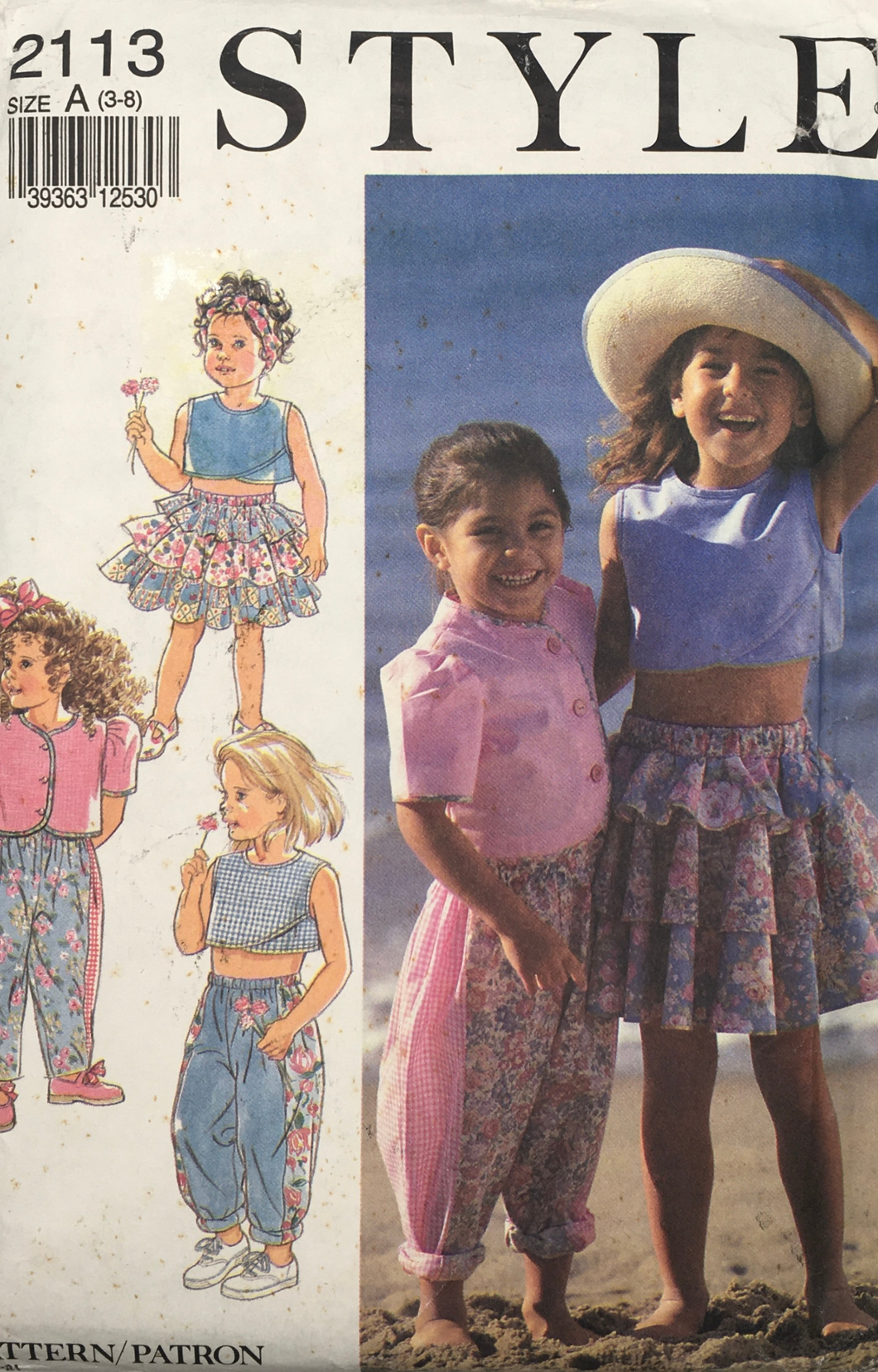 1990’s Vintage Sewing Pattern: Style 2113