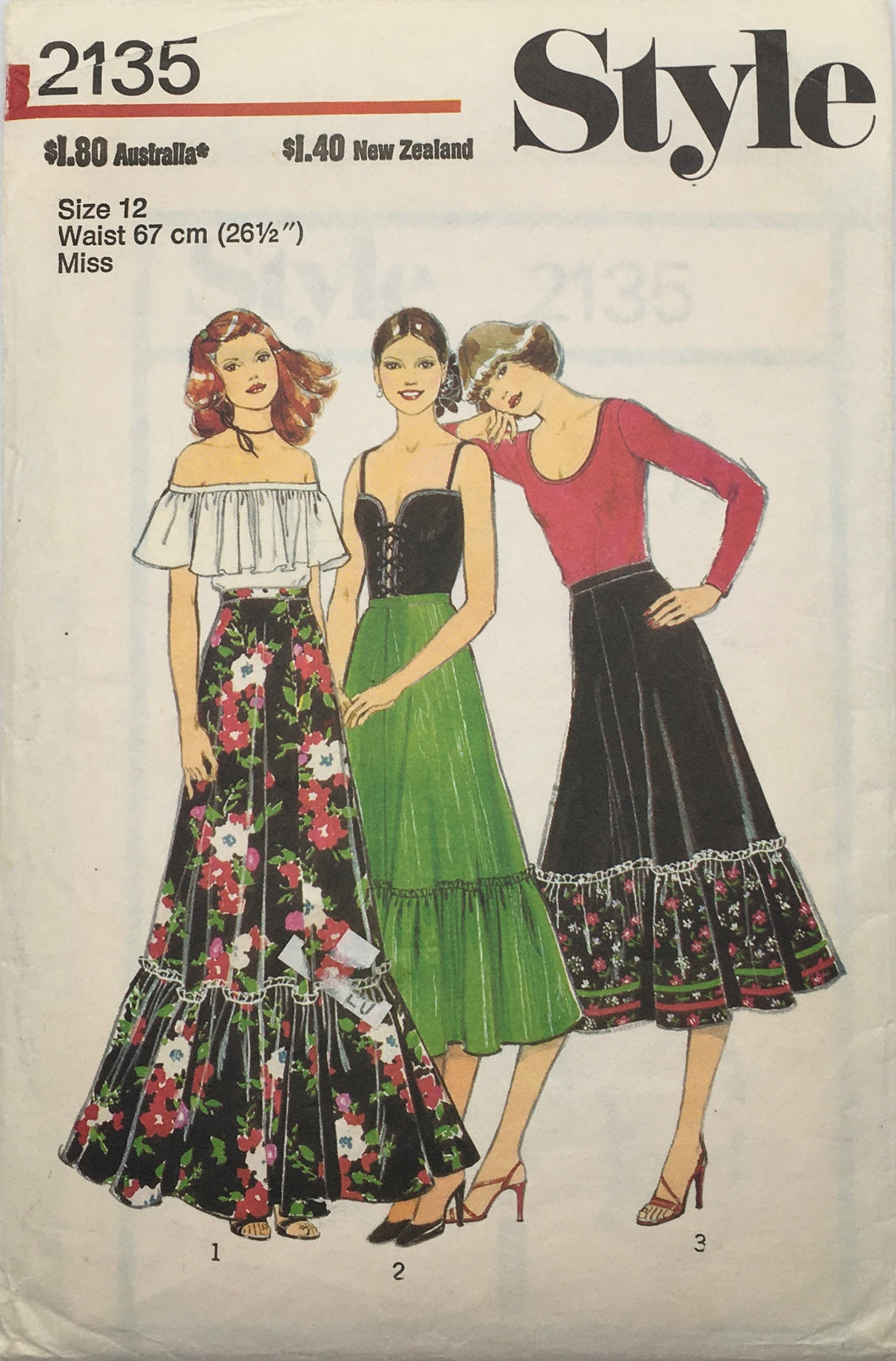 1978 Vintage Sewing Pattern: Style 2135