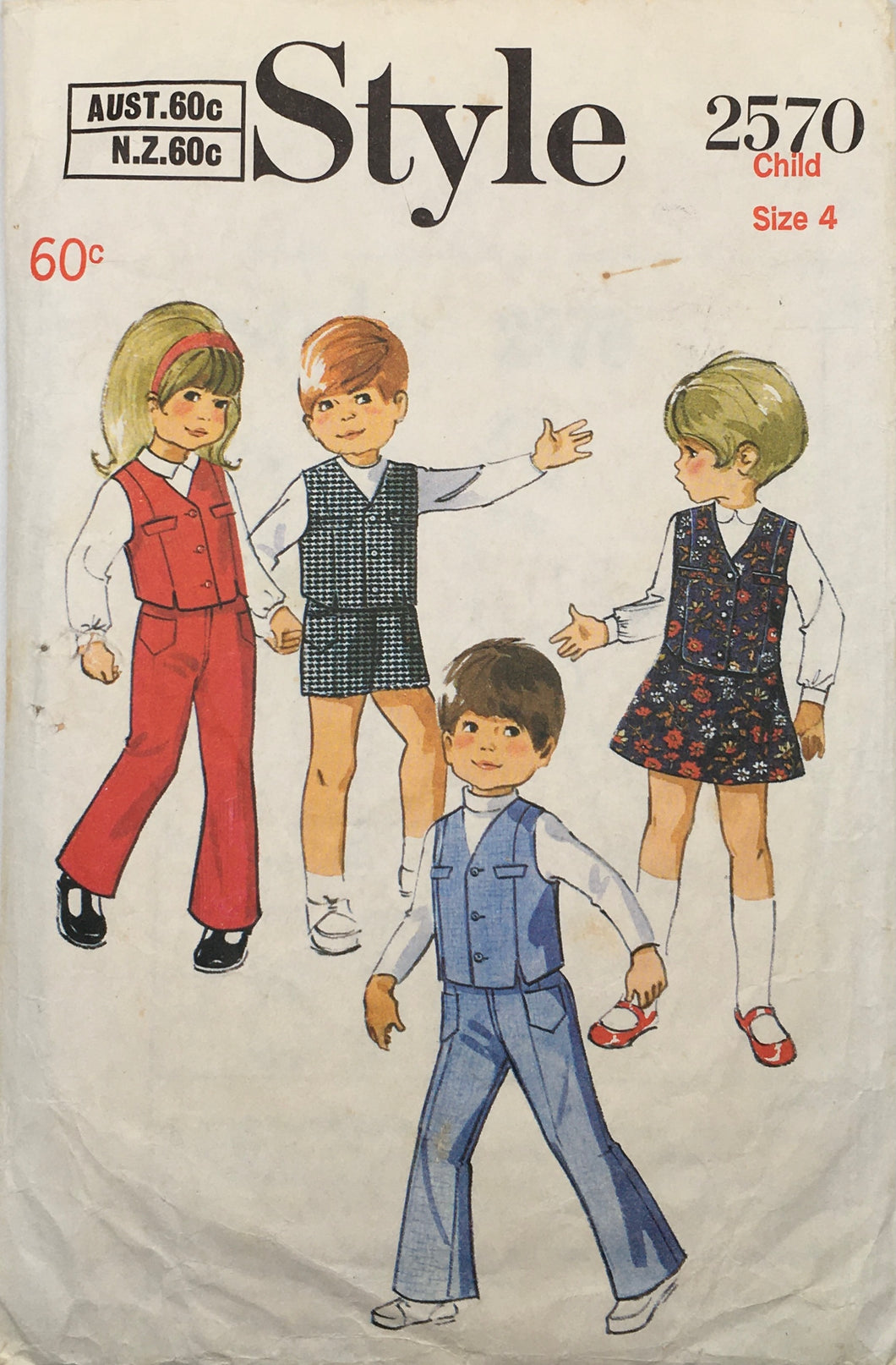 1969 Vintage Sewing Pattern: Style 2570