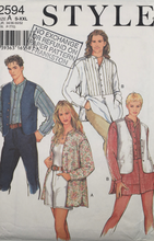 Load image into Gallery viewer, 1990’s Vintage Sewing Pattern: Style 2594
