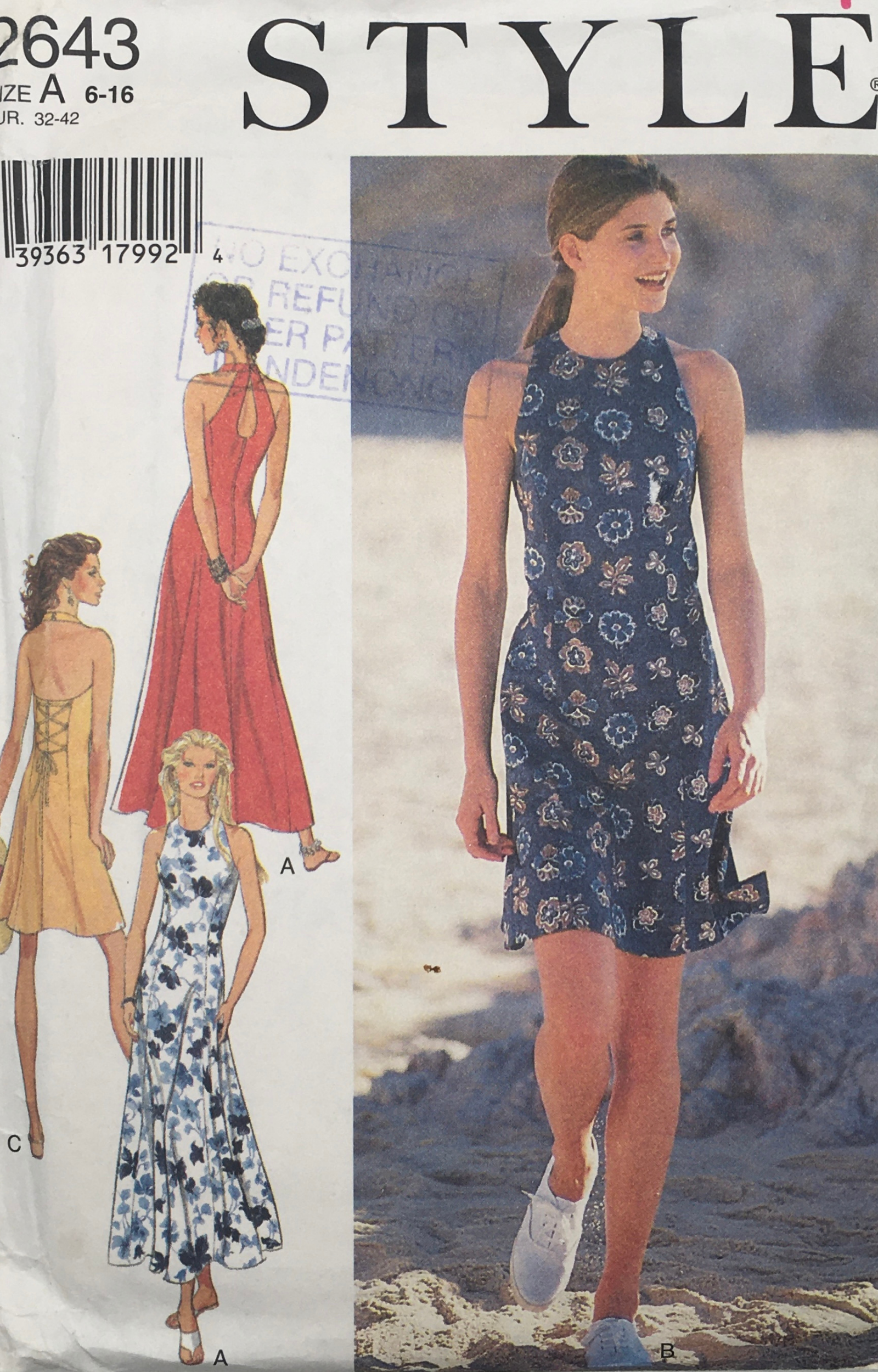 1995 Vintage Sewing Pattern: Style 2643 – Vintage Stitch Australia