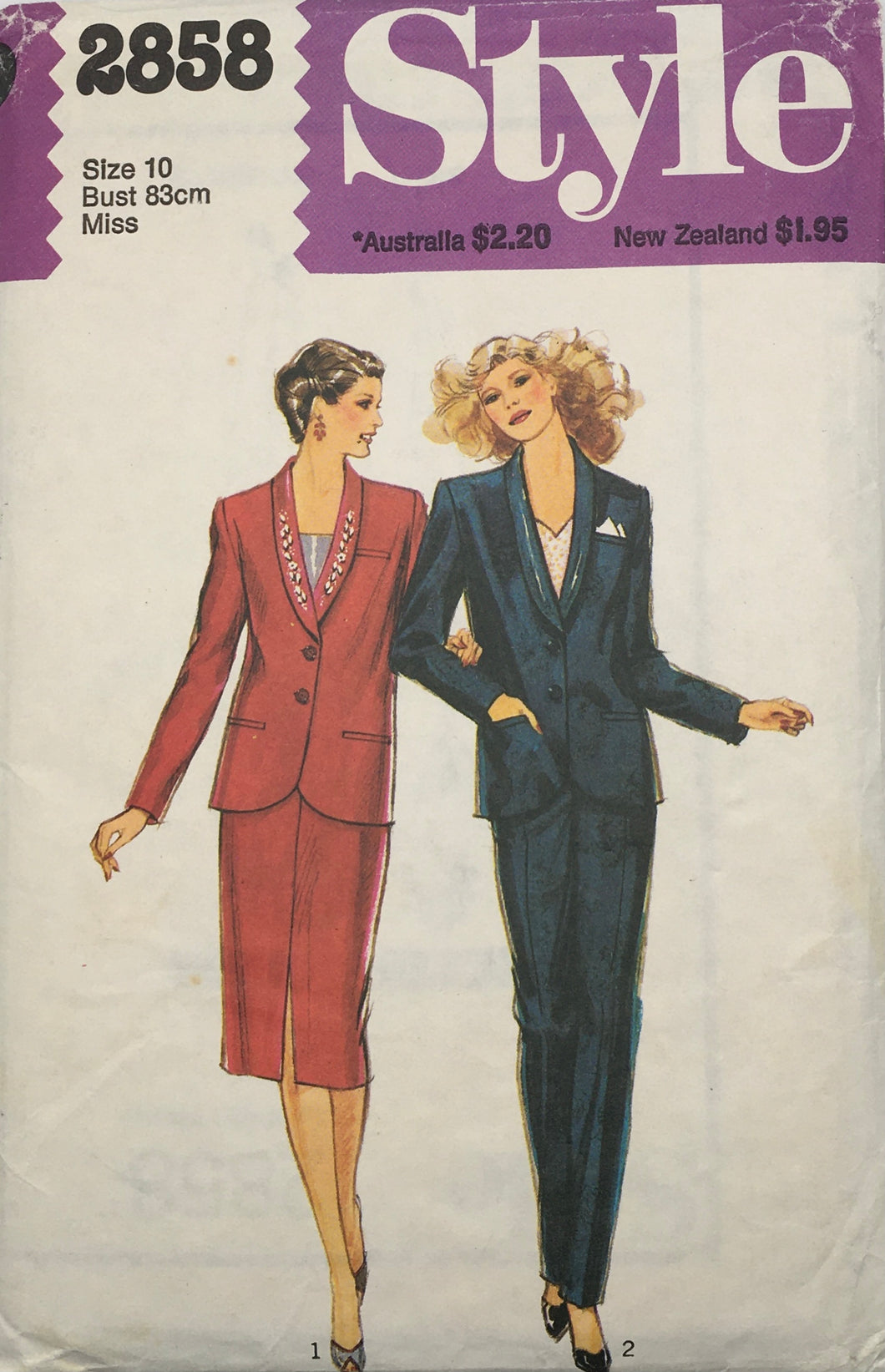 1979 Vintage Sewing Pattern: Style 2858