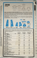 Load image into Gallery viewer, 1980 Vintage Sewing Pattern: Style 2898
