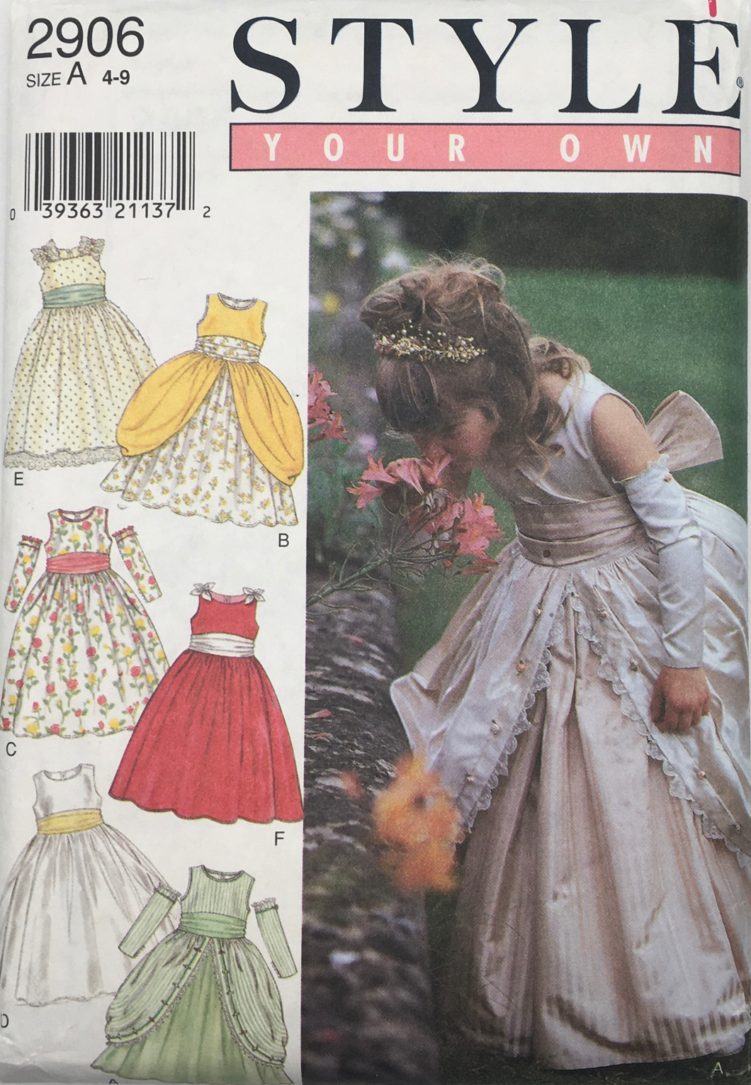 1990’s Vintage Sewing Pattern: Style 2906