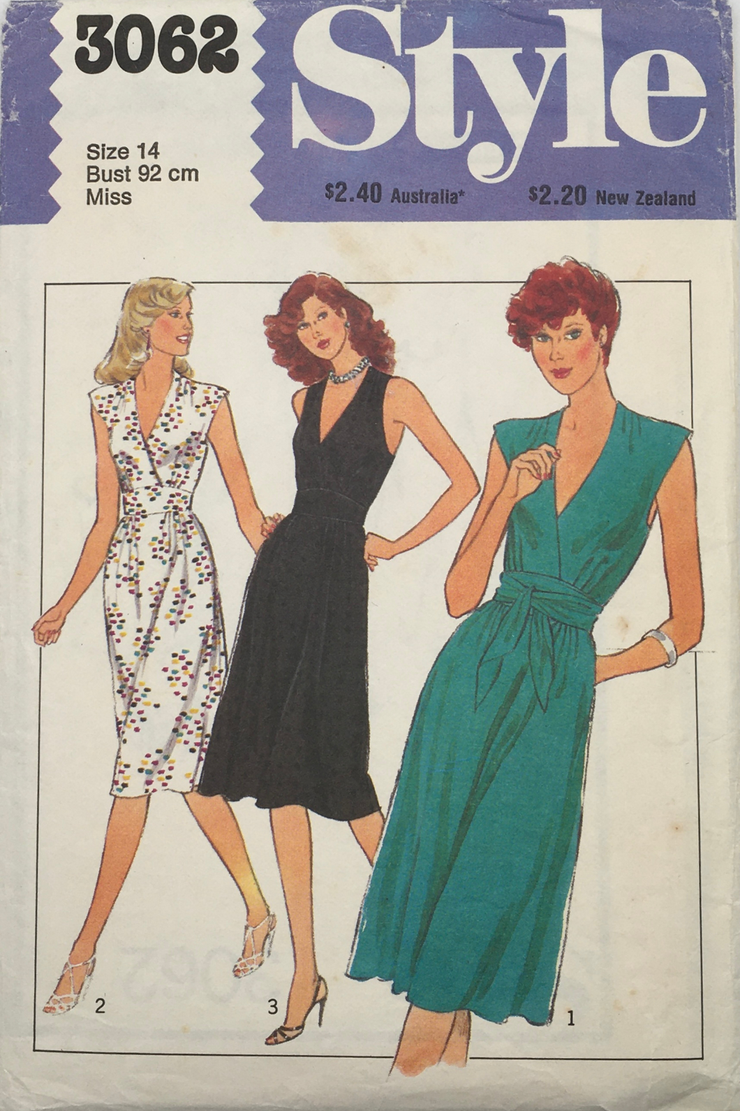 Vintage Sewing Pattern: Style 3062