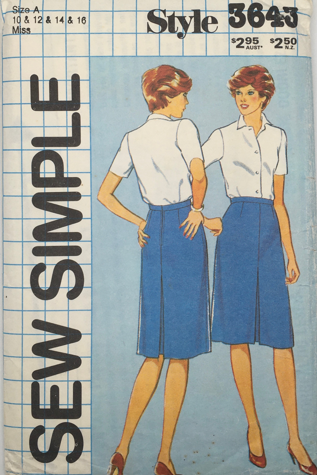 1982 Vintage Sewing Pattern: Style 3643