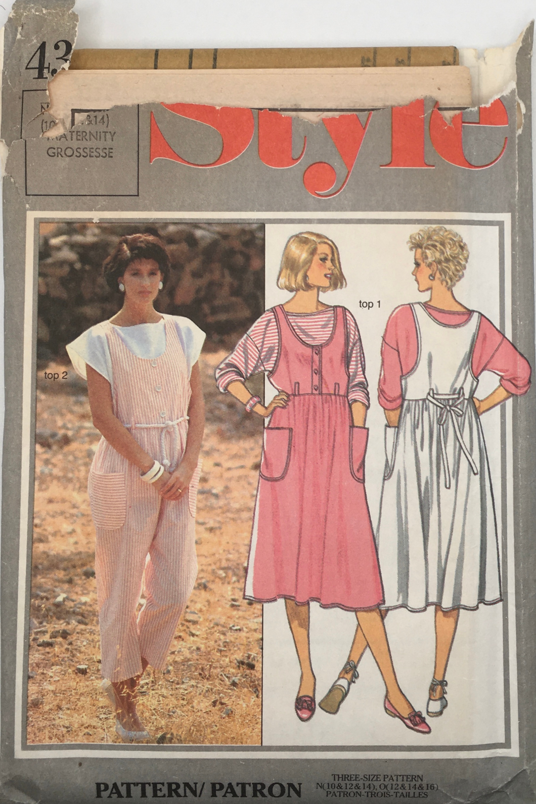 1985 Vintage Sewing Pattern: Style 4322