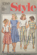 Load image into Gallery viewer, 1985 Vintage Sewing Pattern: Style 4360
