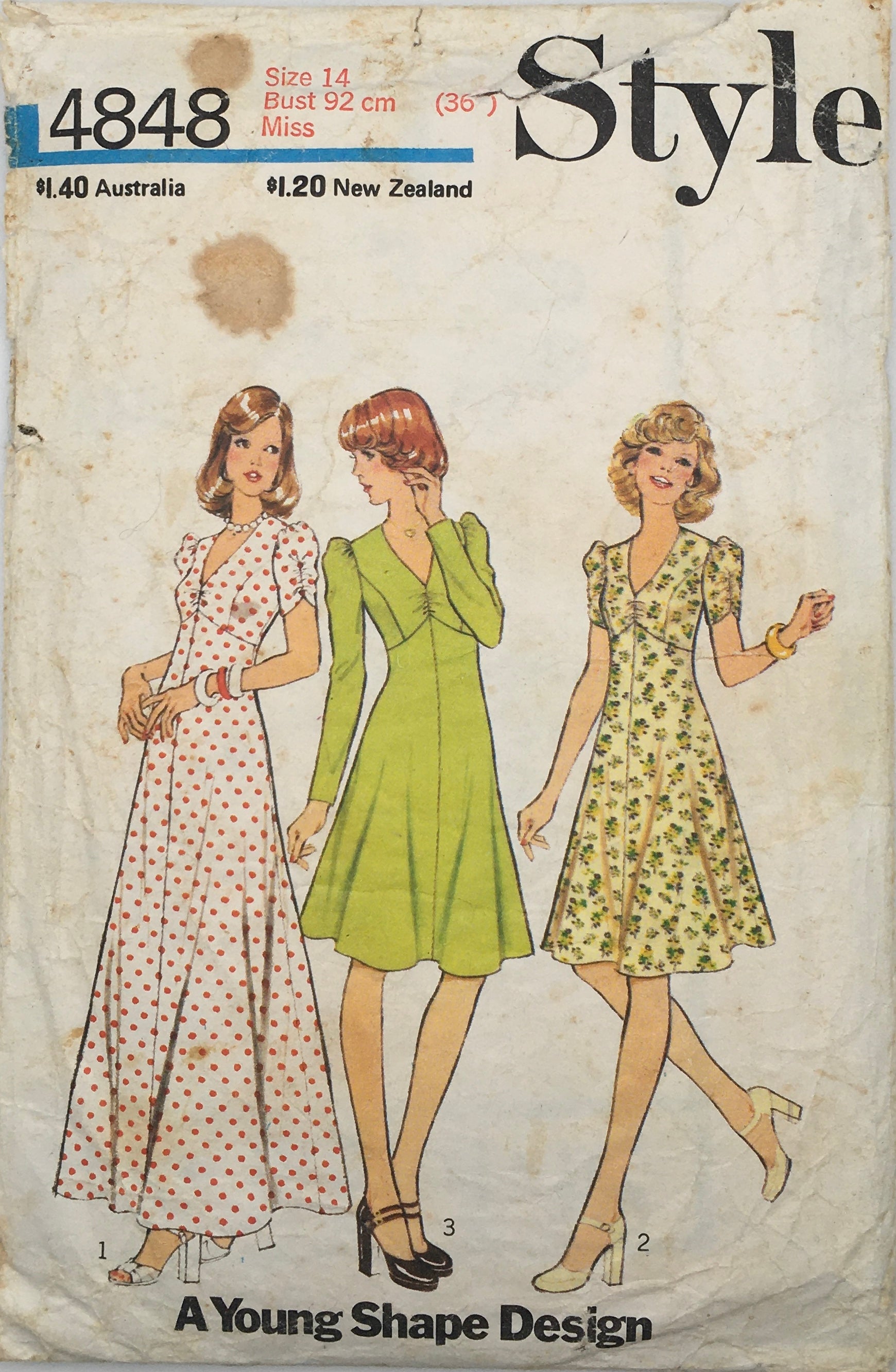 1974 Vintage Sewing Pattern: Style 4848 – Vintage Stitch Australia