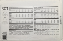 Load image into Gallery viewer, 1980&#39;s Vintage Sewing Pattern: New Look 6874
