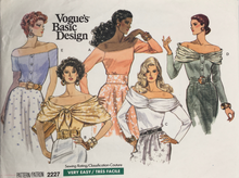 Load image into Gallery viewer, 1989 Vintage Sewing Pattern: Vogue 2227
