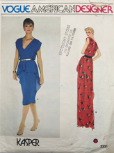 Load image into Gallery viewer, 1980’s Vintage Sewing Pattern: Vogue 2331
