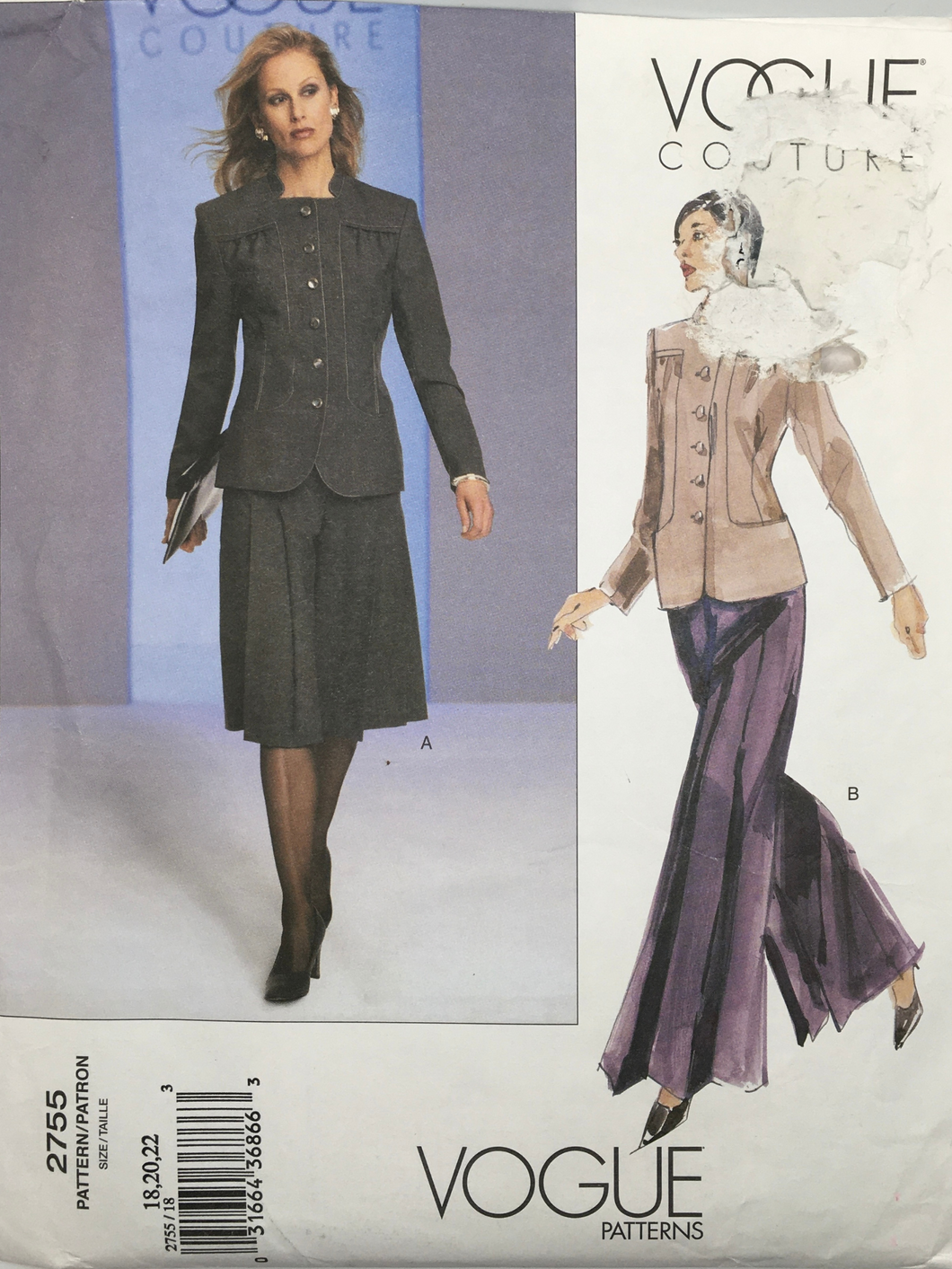 2003 Sewing Pattern: Vogue  2755