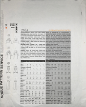 Load image into Gallery viewer, 2003  Sewing Pattern: Vogue 2763
