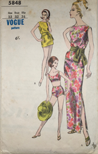 Load image into Gallery viewer, 1960&#39;s Sewing Pattern: Vogue 5848

