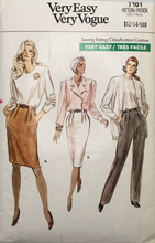 Load image into Gallery viewer, 1987 Vintage Sewing Pattern: Vogue 7101
