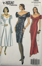 Load image into Gallery viewer, 1990 Vintage Sewing Pattern: Vogue 7958
