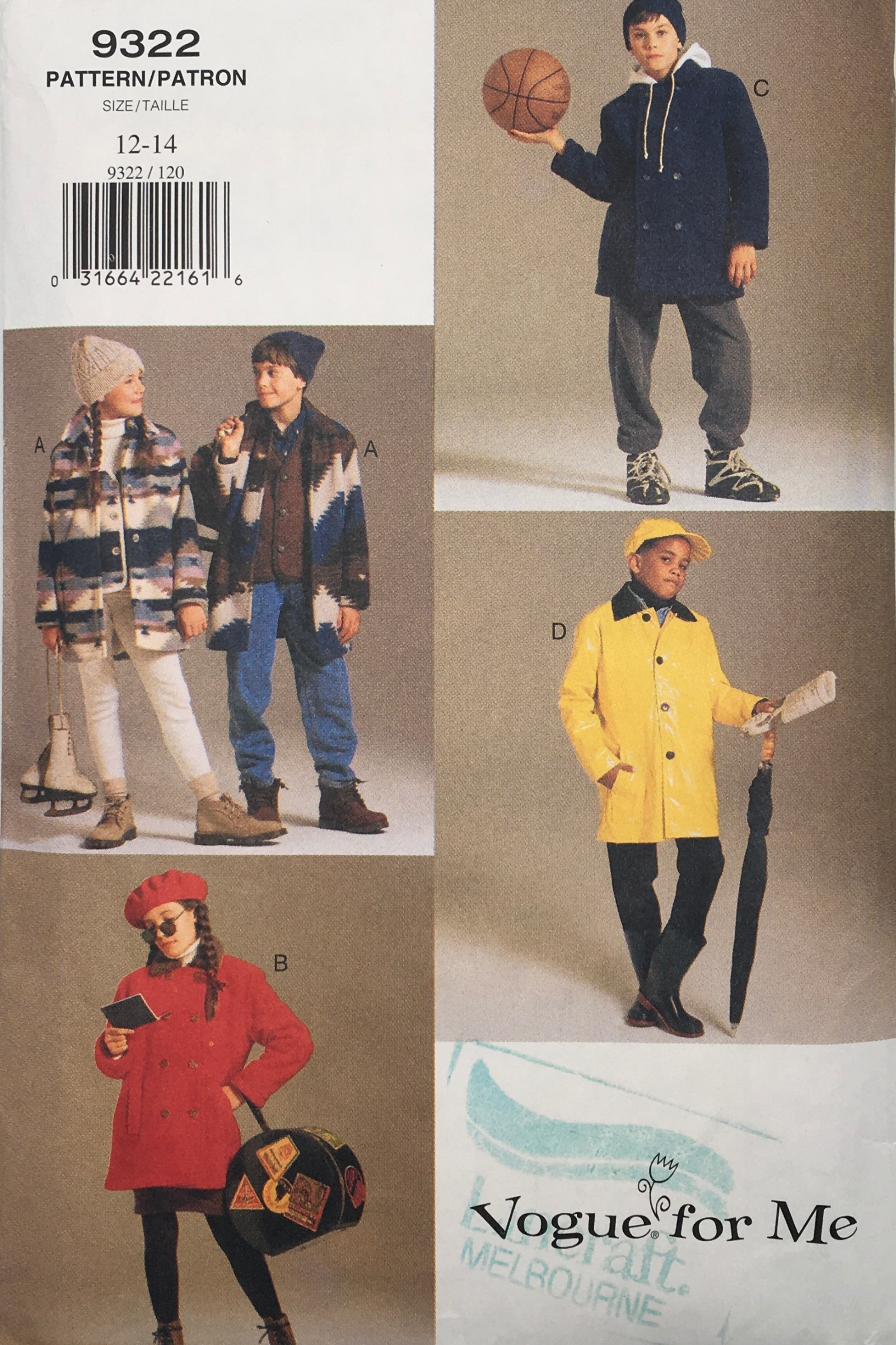 1995 Vintage Sewing Pattern: Vogue 9322 – Vintage Stitch Australia
