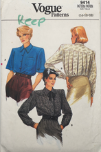 Load image into Gallery viewer, 1985 Vintage Sewing Pattern: Vogue 9414
