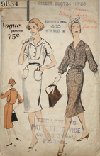 Load image into Gallery viewer, 1958 Vintage Sewing Pattern: Vogue 9634
