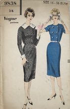 Load image into Gallery viewer, 1950&#39;s Vintage Sewing Pattern: Vogue 9838
