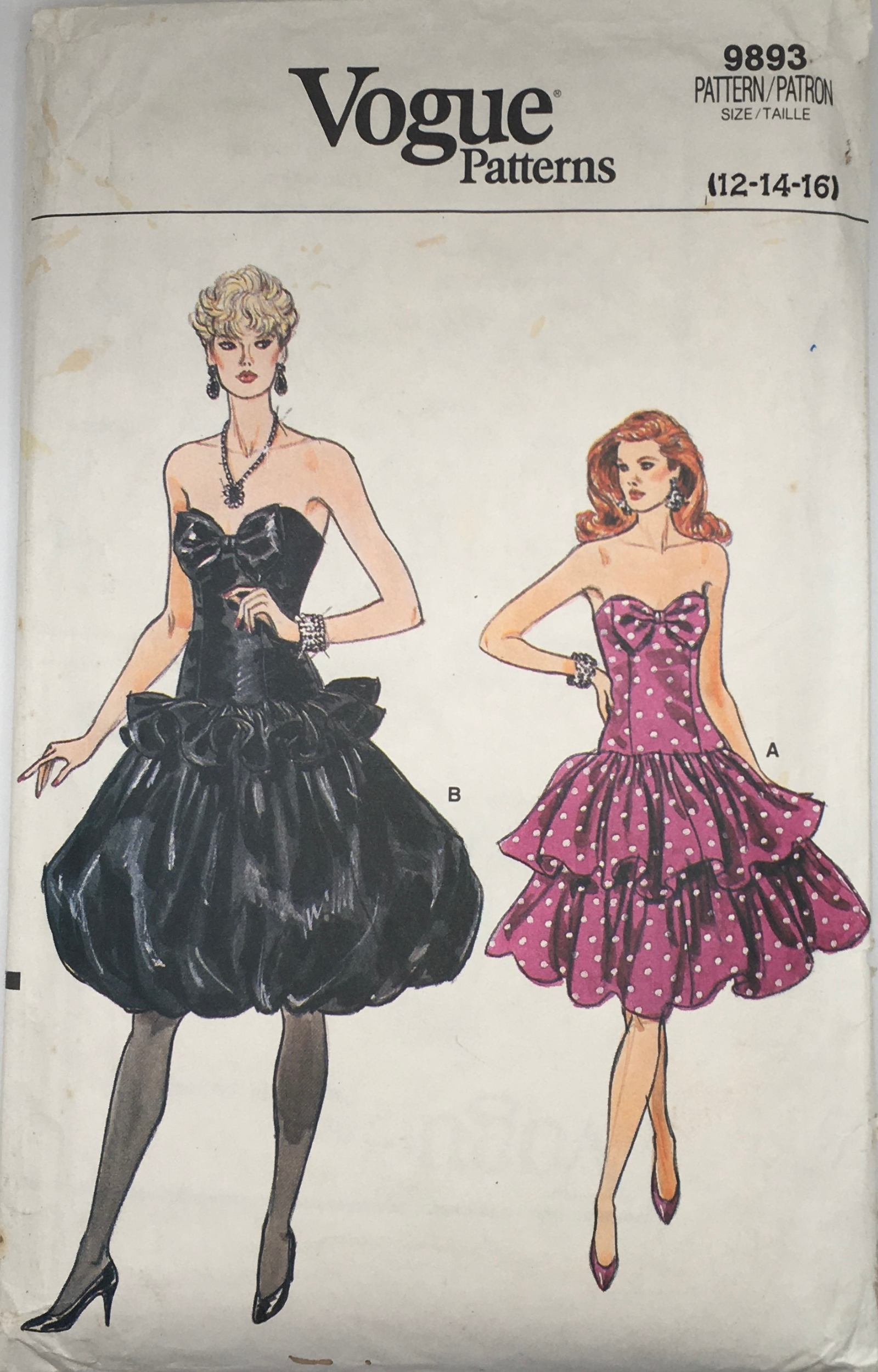 1987 Vintage Sewing Pattern: Vogue 9893 – Vintage Stitch Australia