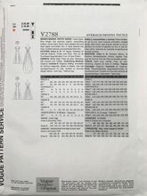 Load image into Gallery viewer, 2002 Sewing Pattern: Vogue V2788
