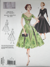 Load image into Gallery viewer, 1950’s Reproduction Sewing Pattern: Vogue V2903
