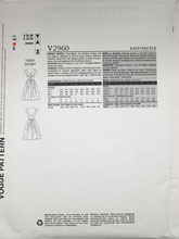 Load image into Gallery viewer, 1950’s Reproduction Sewing Pattern: Vogue V2960
