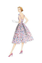 Load image into Gallery viewer, 1950’s Reproduction Sewing Pattern: Vogue V2960
