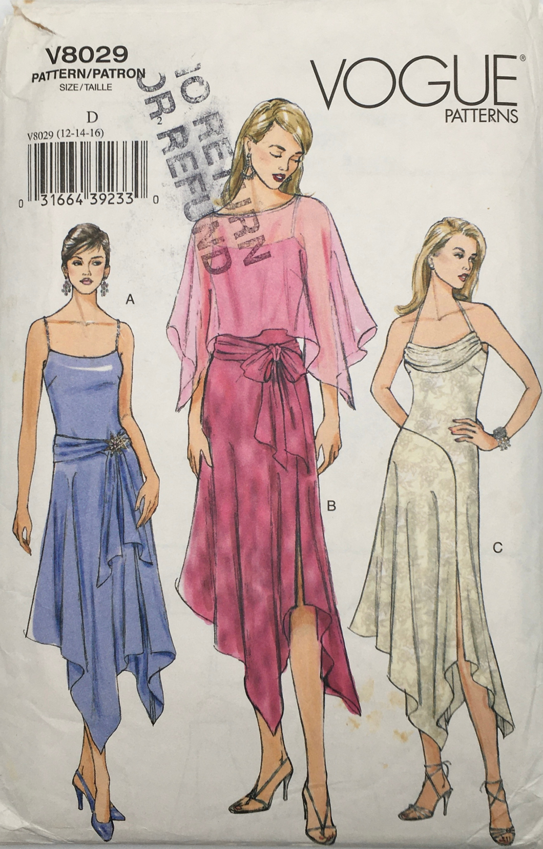 2005 Sewing Pattern: Vogue  V8029