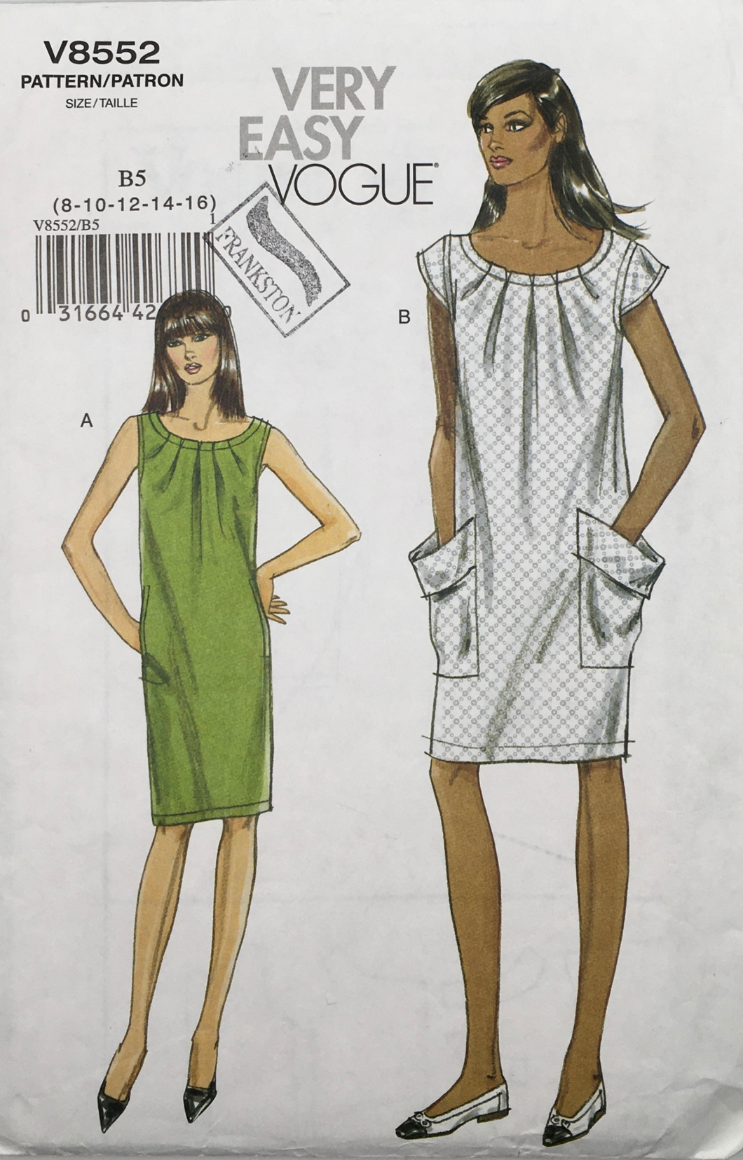 2009 Sewing Pattern: Vogue  V8552