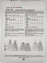 Load image into Gallery viewer, 1950’s Reproduction Sewing Pattern: Vogue V8729
