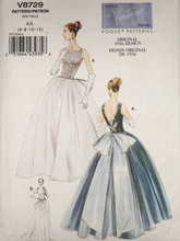 Load image into Gallery viewer, 1950’s Reproduction Sewing Pattern: Vogue V8729
