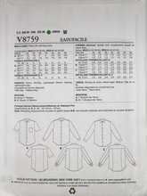 Load image into Gallery viewer, 2011 Sewing Pattern: Vogue V8759
