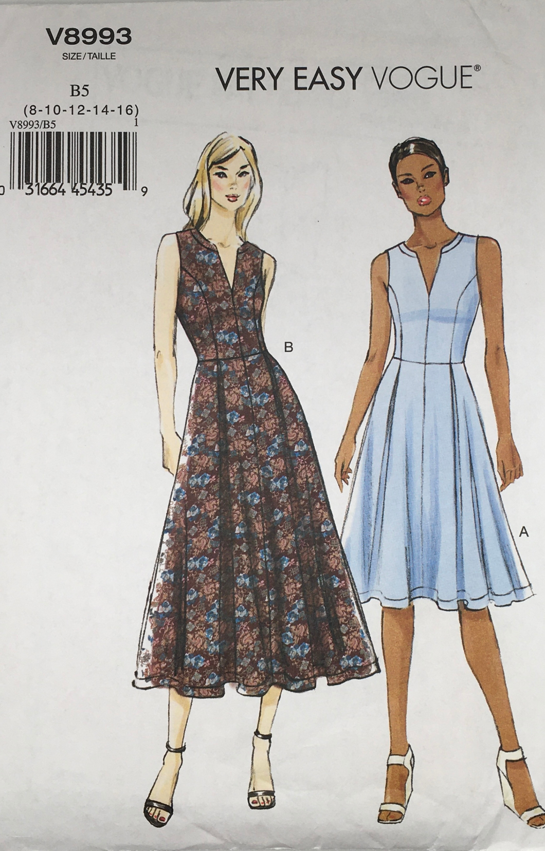 2014 Sewing Pattern: Vogue V8993