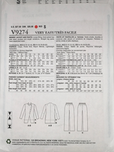 Load image into Gallery viewer, 2017 Sewing Pattern: Vogue V9274
