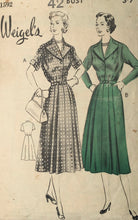 Load image into Gallery viewer, 1950’s Vintage Sewing Pattern: Weigel’s  1592
