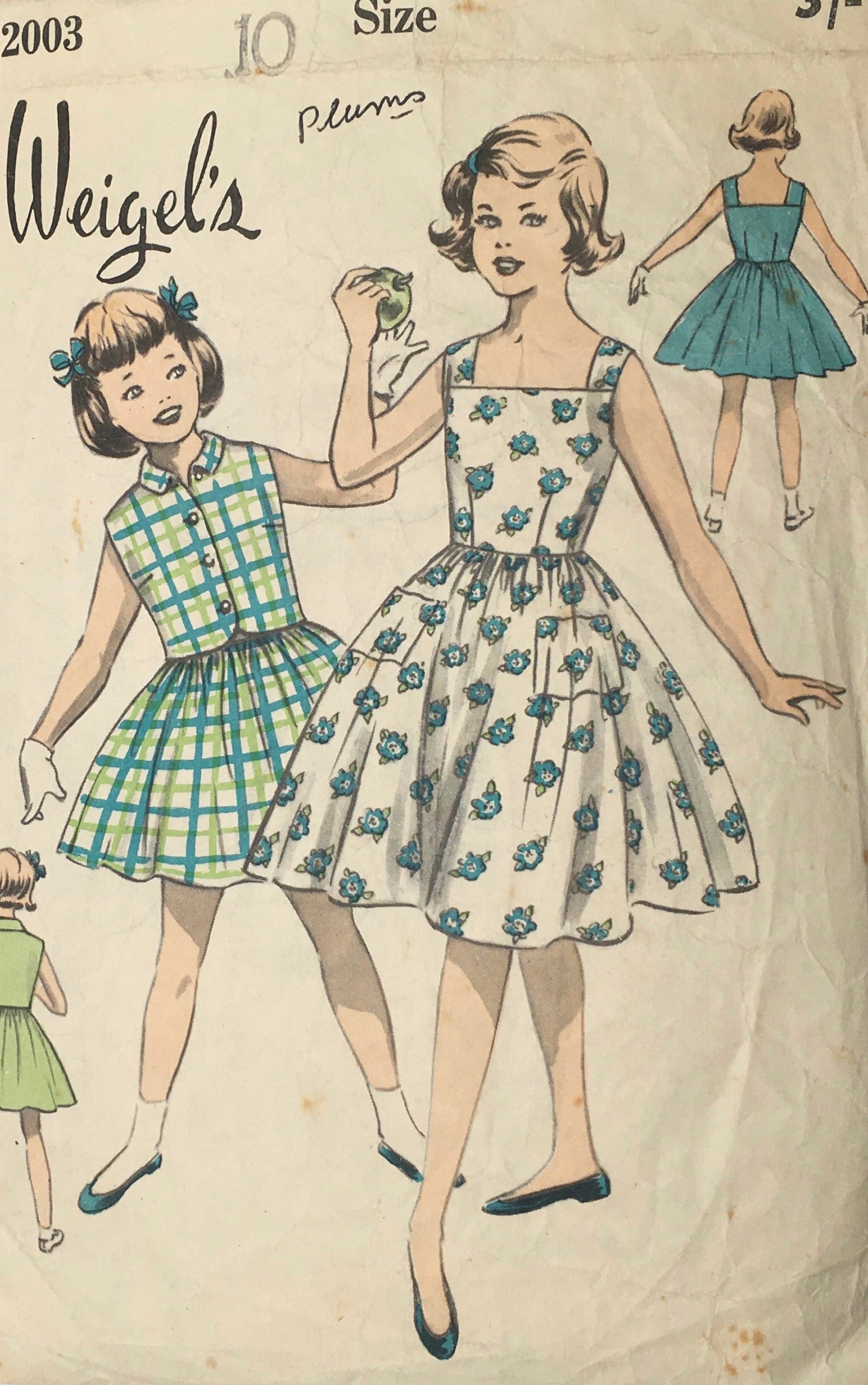 1950’s Vintage Sewing Pattern: Weigel’s 2003 – Vintage Stitch Australia