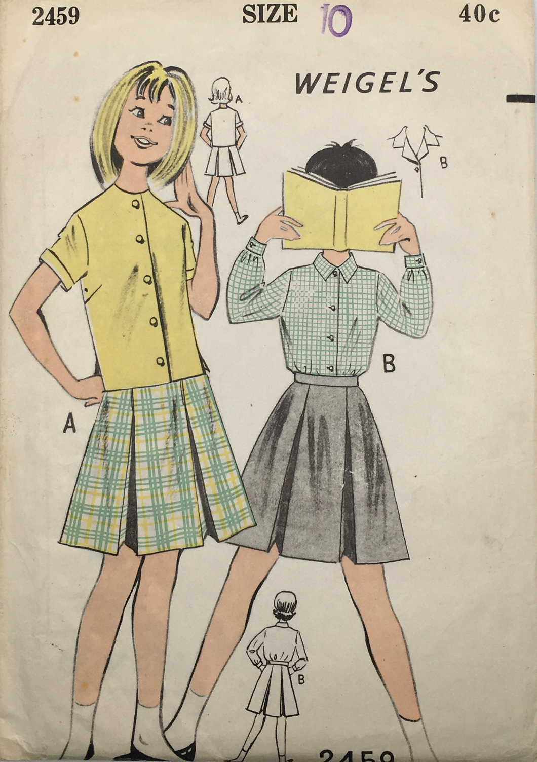 1960’s Vintage Sewing Pattern: Weigel’s 2459