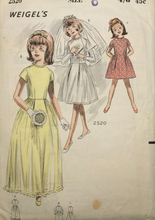 Load image into Gallery viewer, 1960’s Vintage Sewing Pattern: Weigel’s 2520
